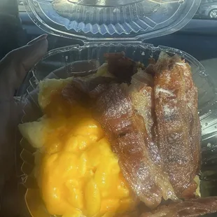 Bacon, egg, cheese keto bowl xtra bacon