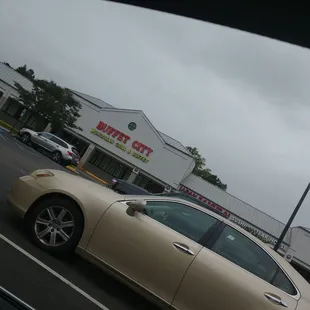 Outside