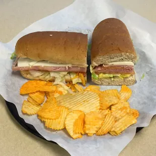 Italian Sub with Chips