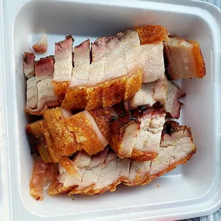 Crispy pork belly