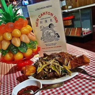 Beef Chop Suey Lunch special