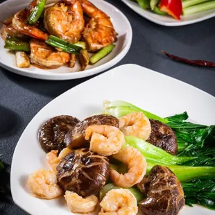 Shiitake Mushroom Prawns