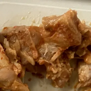 Gross raw bloody meat