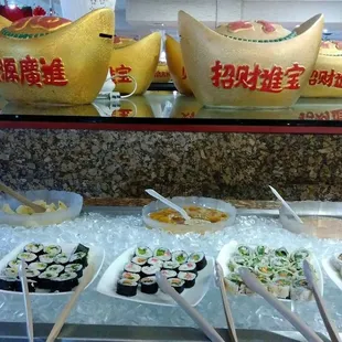 a variety of food items