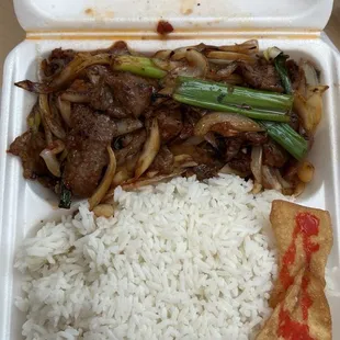 9. Mongolian Beef Lunch Special