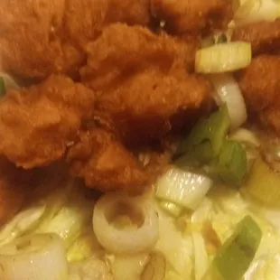 Barely can taste the fish