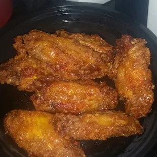 W4. Honey Chicken Wings. Now these have become a favorite of ours. Sooo flavorful and crispy!