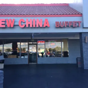 the front of the restaurant