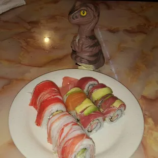 Bob the Raptor Says "These Mammals have Sushi Prey."