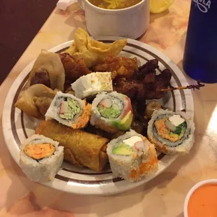 sushi and sashimi, food