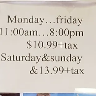 the price of the restaurant