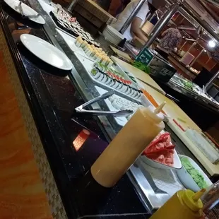 a variety of food items