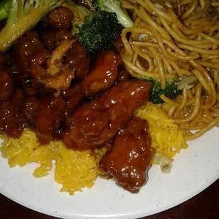 1st course from the buffet