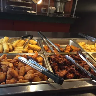 a variety of food items