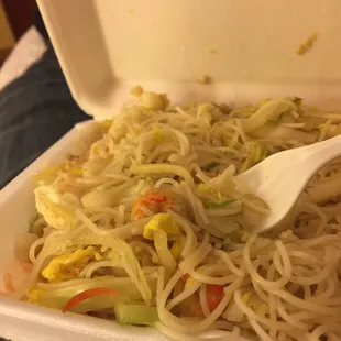 Seafood mein fun
