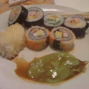 That is a bunch of wasabi.