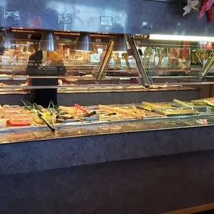 a variety of food items