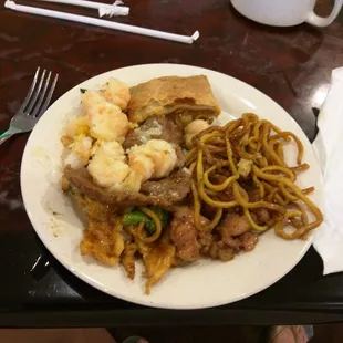 A plate of delicious food!