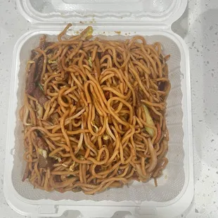 Pork Chicken, Pork or Beef Lo Mein