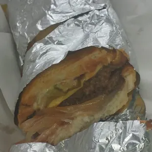 Cheeseburger sub