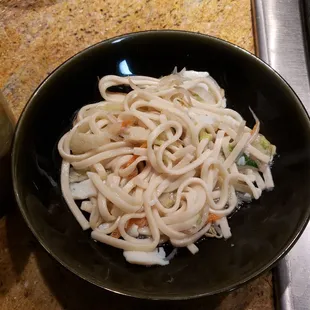 a bowl of noodles