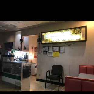 the interior of a restaurant