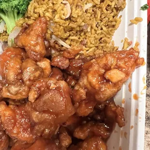 General's chicken was perfect