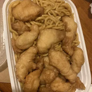 Sweet and sour chicken