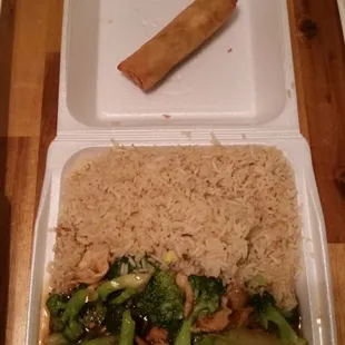 Chicken with broccoli