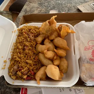 Lunch special Sweet &amp; Sour Chicken