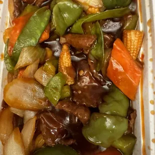 Beef with vegetables