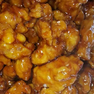 Our best seller---Orange Chicken