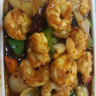 Kung Bao Shrimp(without peanuts)