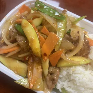 Thai spicy with beef