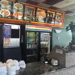 the inside of the restaurant