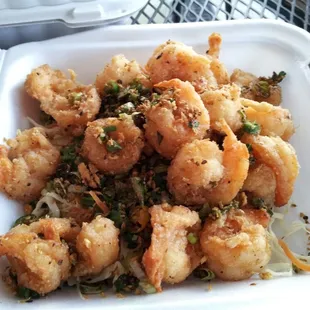 Salt and Pepper Shrimp - fairly spicy