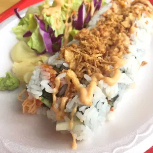 16 piece spicy crab sushi