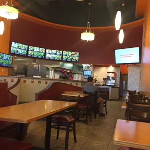 new China Express dining area