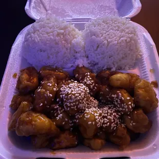 Sesame Chicken Combo