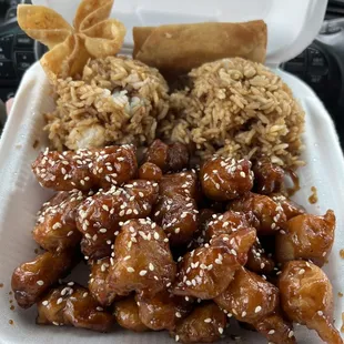 Sesame Chicken Lunch