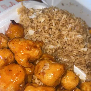 Orange Chicken Lunch