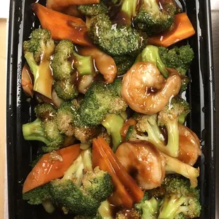 Shrimp with Broccoli