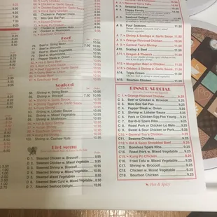 Menu 6/25/19