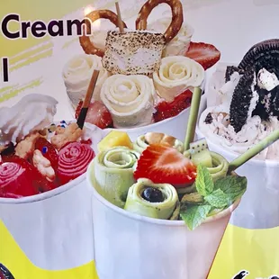 ice cream and roll
