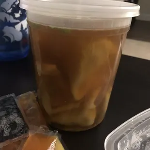 16. Wonton Soup large