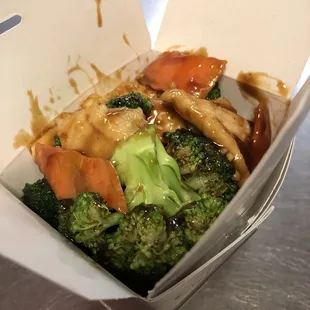 small chicken broccoli