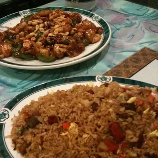 Kung Pao Combo &amp; Fried Rice