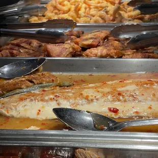 Fish, Shrimp &amp; Ribs.  Tasted blah!