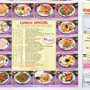 Menu Page 1