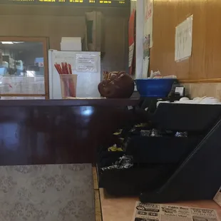 Don't forget to leave a tip in the cute piggy bank ;)